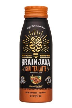 Brain Juice: BrainJuice-8oz-2024-Brainjava-ChaiTeaLatte-Front