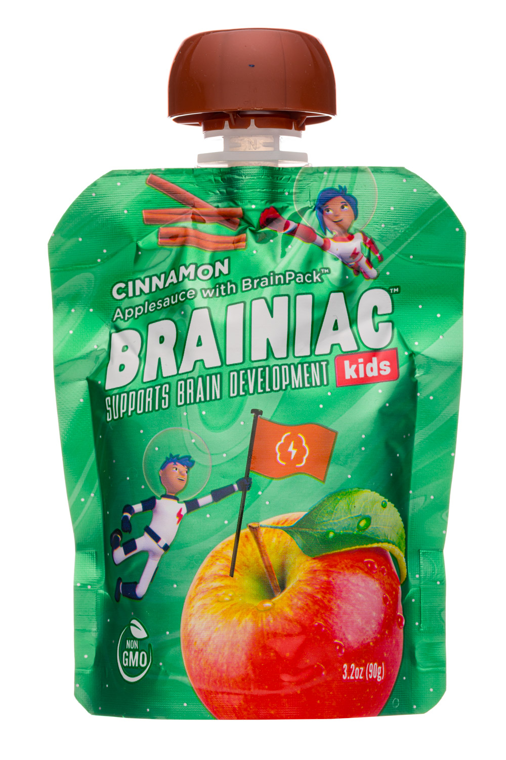 Brainiac Kids: Brainiac-3oz-Applesauce-Cinn