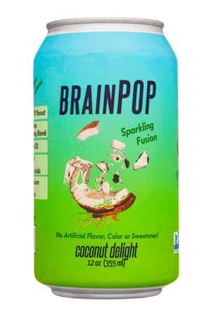 BrainPOP: BrainPOP-12oz-2023-Fusion-CoconutDelight-Front