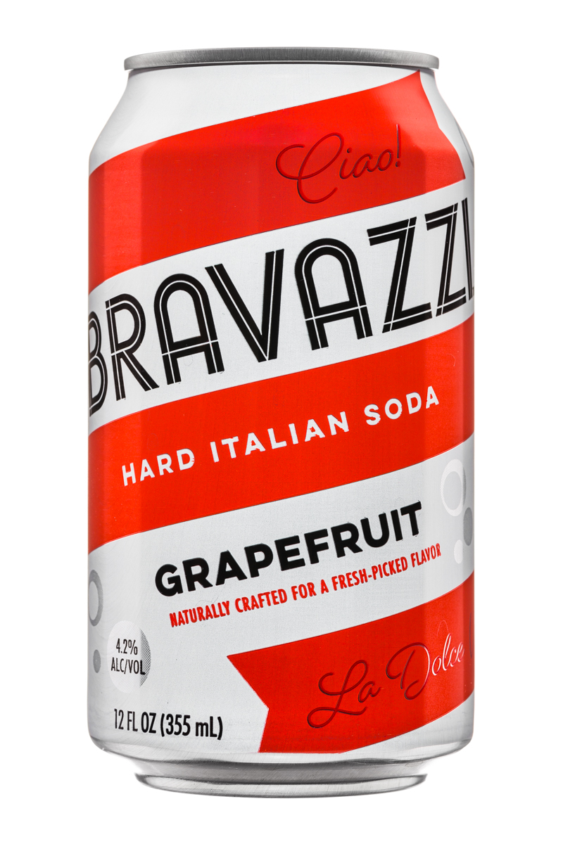 Bravazzi: Ciao-Bravazzi-HardSoda-12oz-Grapefruit-Front