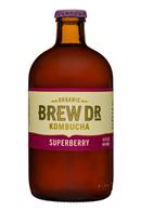 Brew Dr. Kombucha: BrewDr-14oz-Kombucha-BottleV2-Superpberry-Front