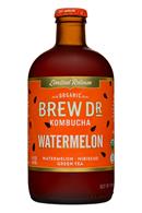 Brew Dr. Kombucha: BrewDr-14oz-Kombucha19-Watermelon-Front