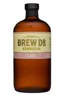 Brew Dr. Kombucha: BrewDr-32oz-Kombucha-Love-Front