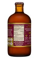 Brew Dr. Kombucha: BrewDr-14oz-Kombucha-DarkCherryVanilla-SenchaGreenTea-Facts