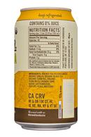 Brew Dr. Kombucha: BrewDr-12ozCan-GingerTurmeric-Facts