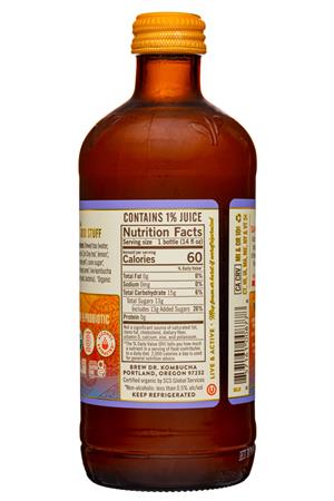 Brew Dr. Kombucha: BrewDr-14oz-2022-Kombucha-CitrusEarlGrey-Facts