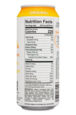 Bright Energy Drink: BrightEnergy-16oz-2024-Original-Facts
