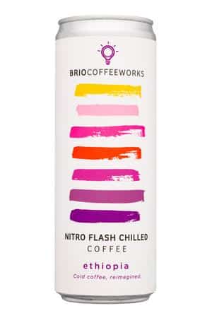 Brio CoffeeWorks: BrioCoffeeWorks-12oz-2023-Nitro-Ethiopia-Front