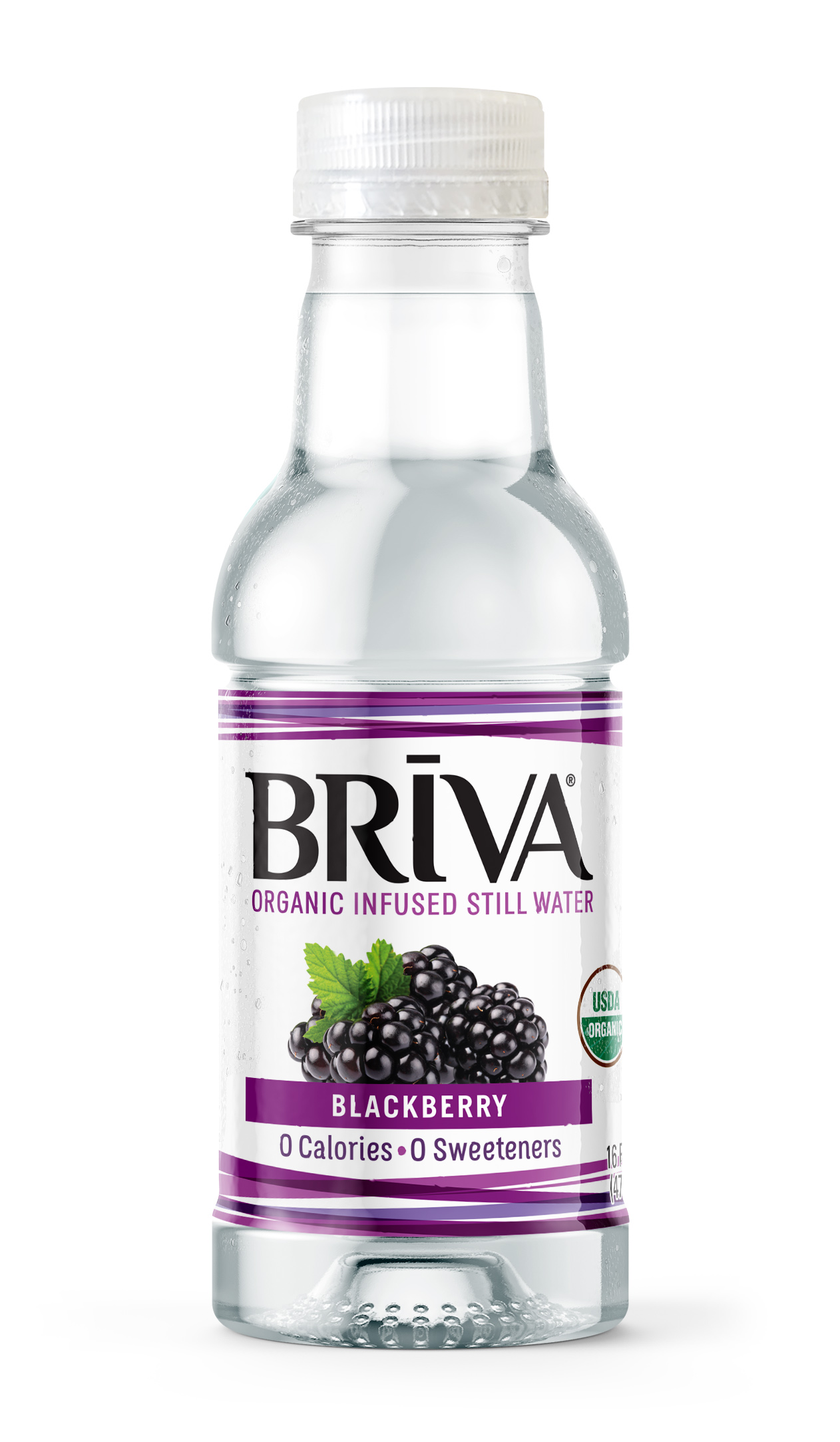 BRIVA Organic Infused Still Water - Blackberry 