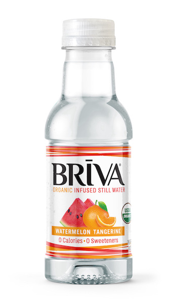 BRIVA: Photo of BRIVA Organic Infused Still Water - Watermelon Tangerine - BRIVA (uploaded by company)