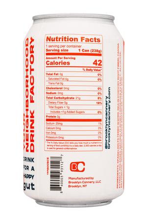 Brooklyn Cannery: BrooklynCannery-12oz-2022-PrebSoda-ColaAmaretto-Facts