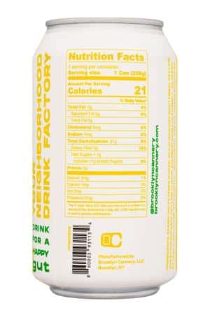 Brooklyn Cannery: BrooklynCannery-12oz-2022-PrebSoda-KeyLime-Facts