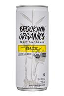Brooklyn Organics Craft Ginger Ale: BrooklynOrganics-CraftGingerAle-8oz-Classic-Front