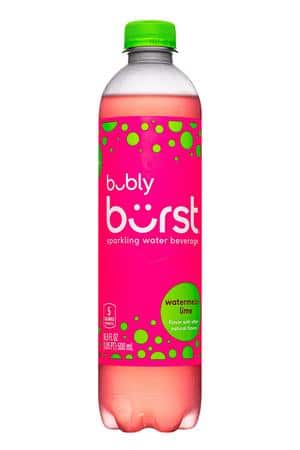 Bubly Sparkling Water: Bubly-17oz-2024-Burst-WatermelonLime-Front