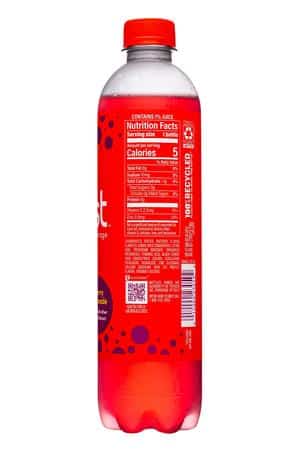 Bubly Sparkling Water: Bubly-17oz-2024-Burst-CherryLemonade-Facts