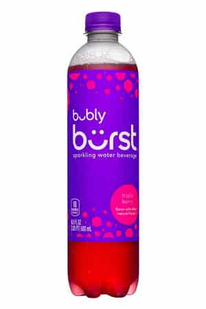 Bubly Sparkling Water: Bubly-17oz-2024-Burst-TripleBerry-Front