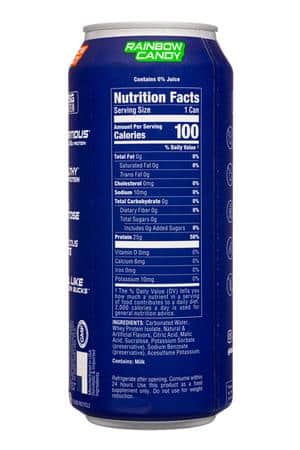 Bucked Up: BuckedUp-16oz-2025-Protein-RainbowCandy-Facts