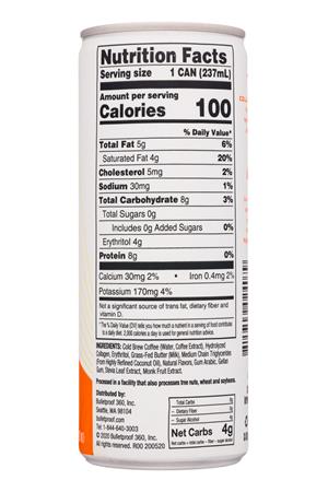 Bulletproof RTD Cold Brew: Bulletproof-8oz-2020-ColdBrewLatte-Original-facts