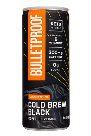 Bulletproof RTD Cold Brew: Bulletproof-8oz-2021-BlackColdBrew-Unsweet-Front