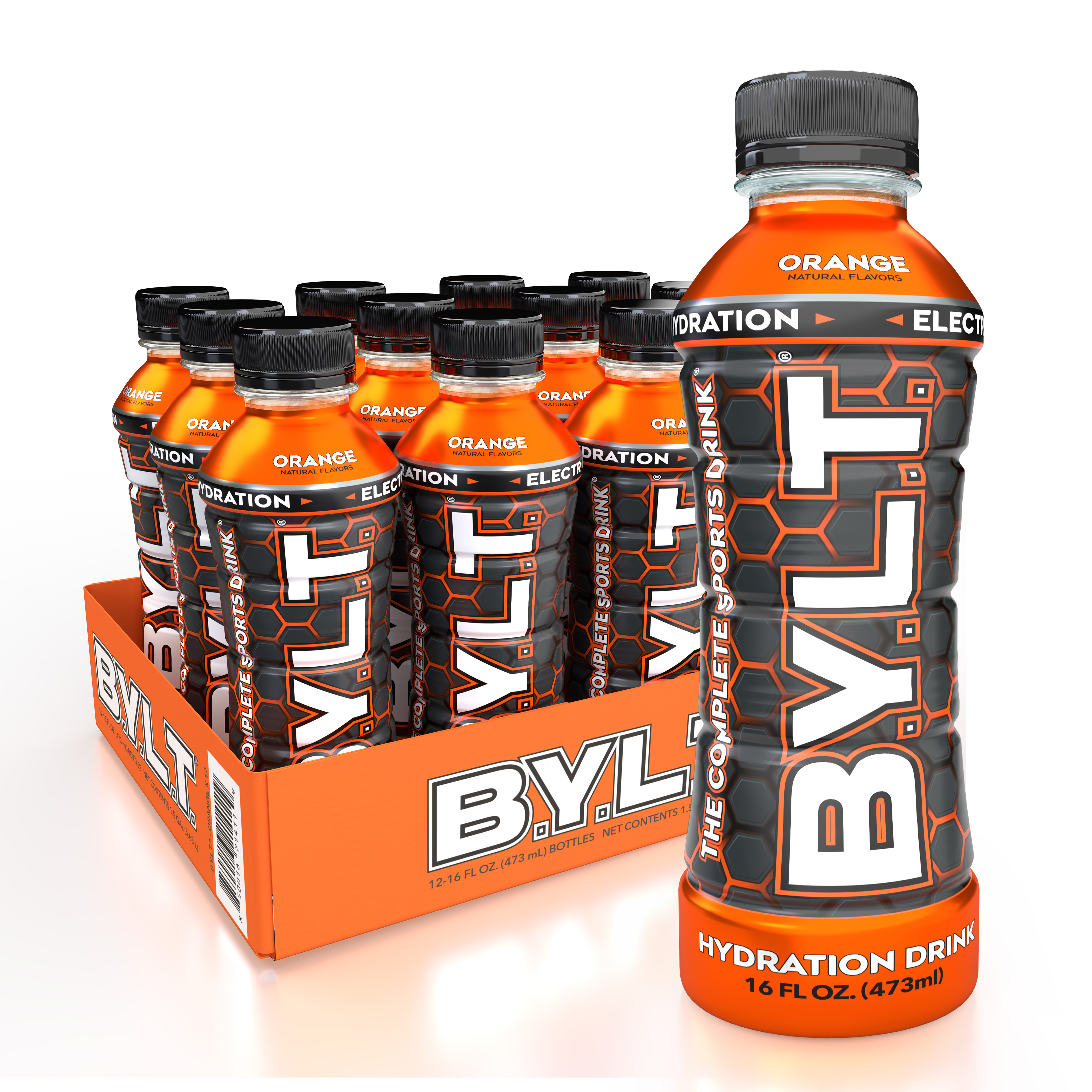 B.Y.L.T.® Sports Drink Orange 16oz