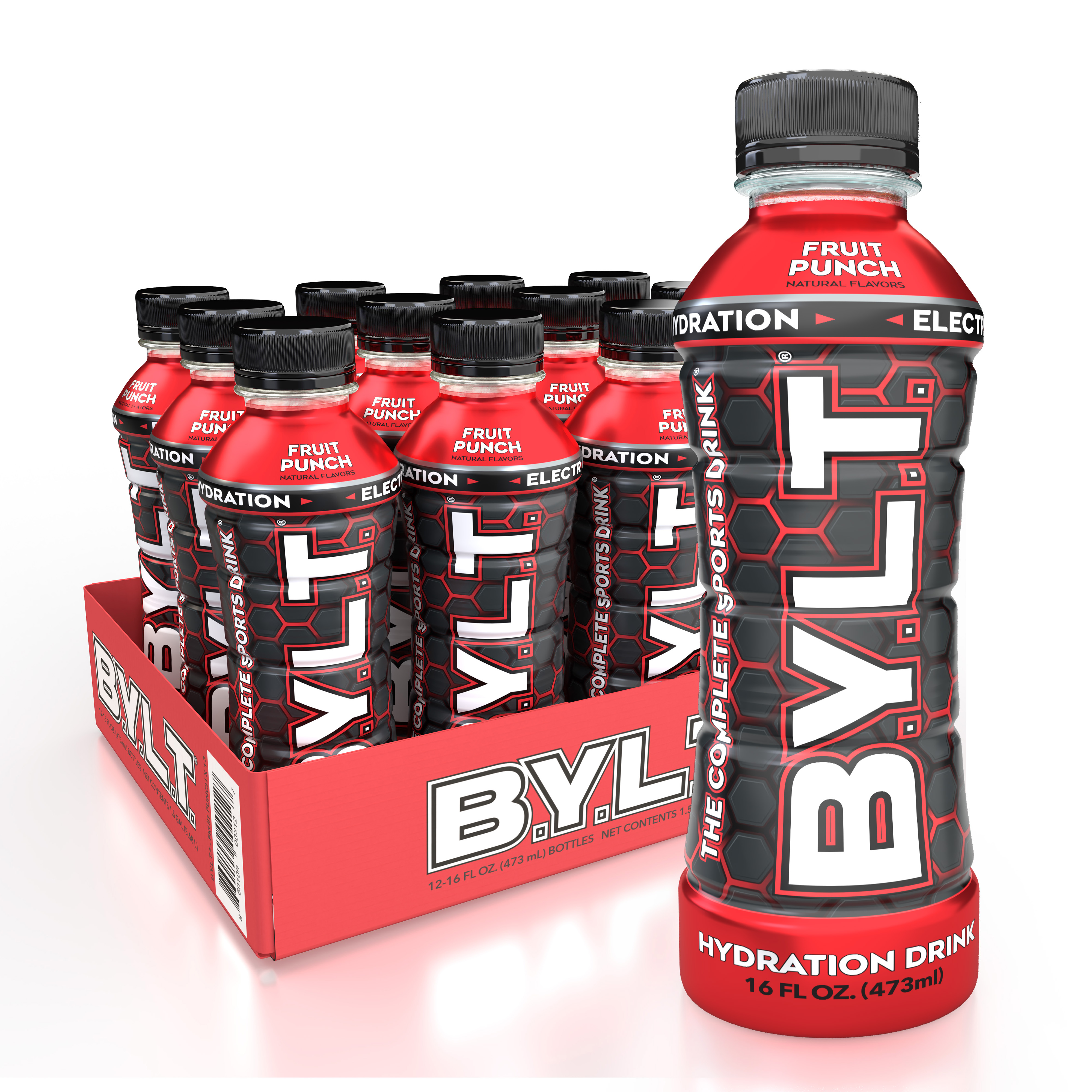 B.Y.L.T.® Sports Drink Fruit Punch 16oz