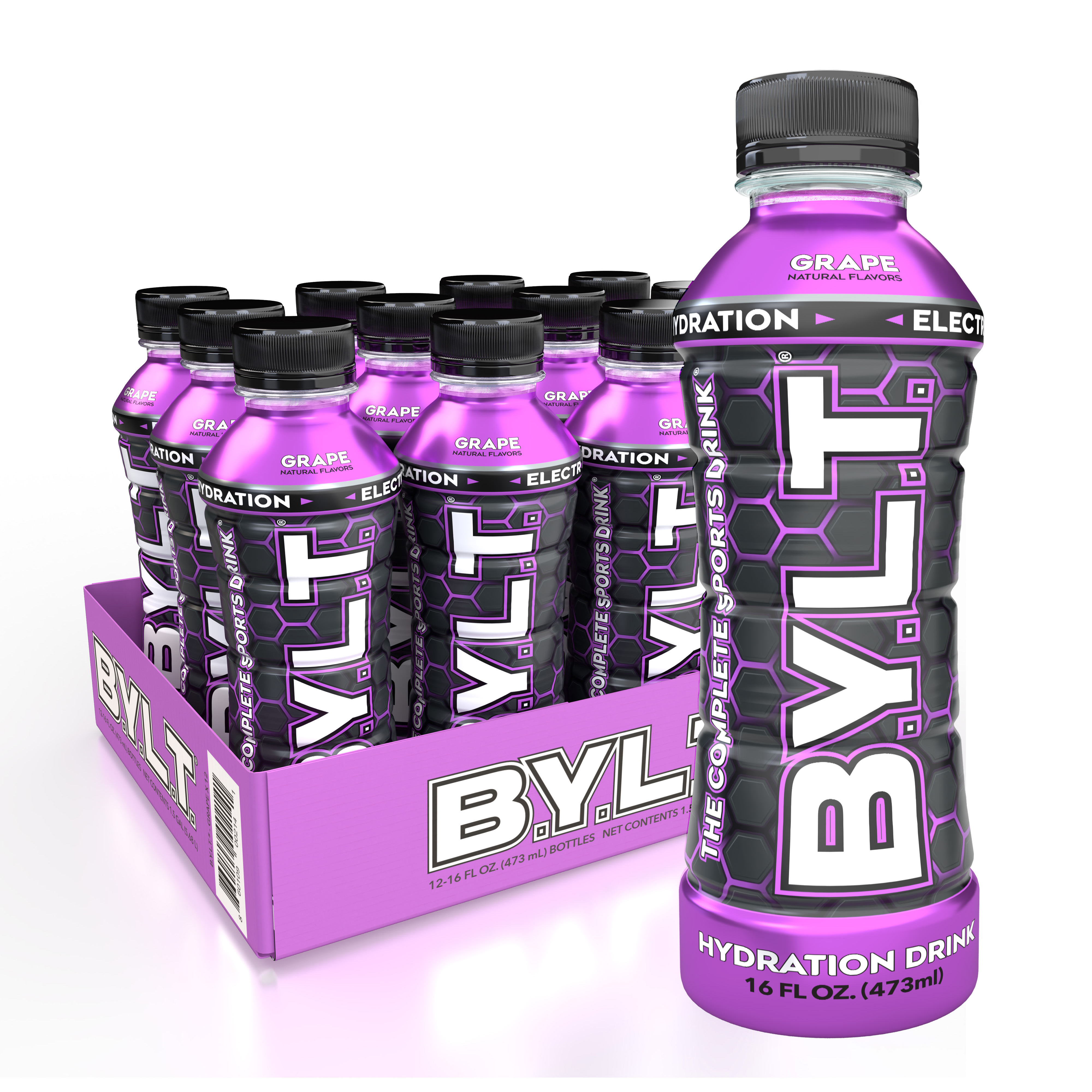 B.Y.L.T.® Sports Drink Grape 16oz