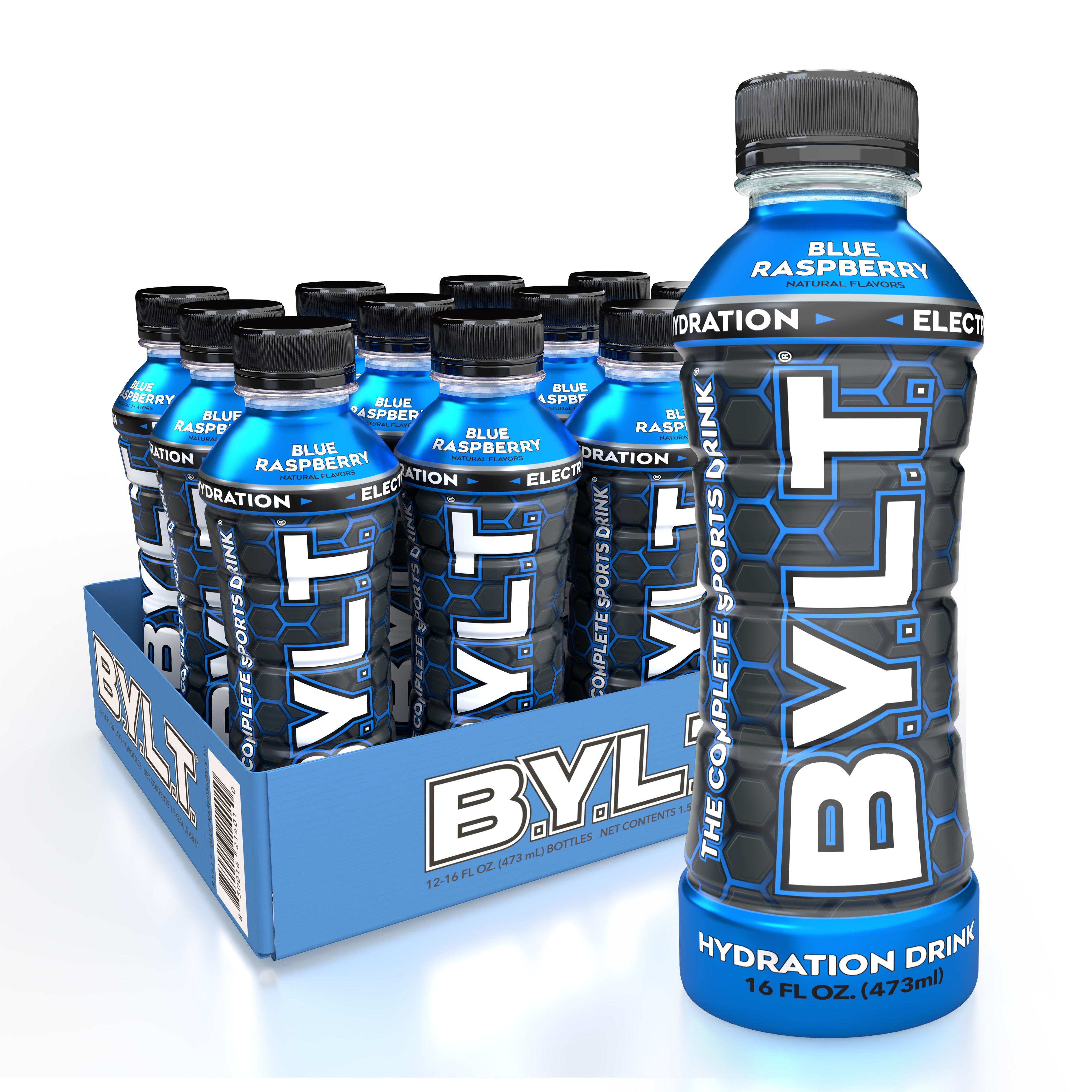 B.Y.L.T.® Sports Drink Blue Raspberry 16oz