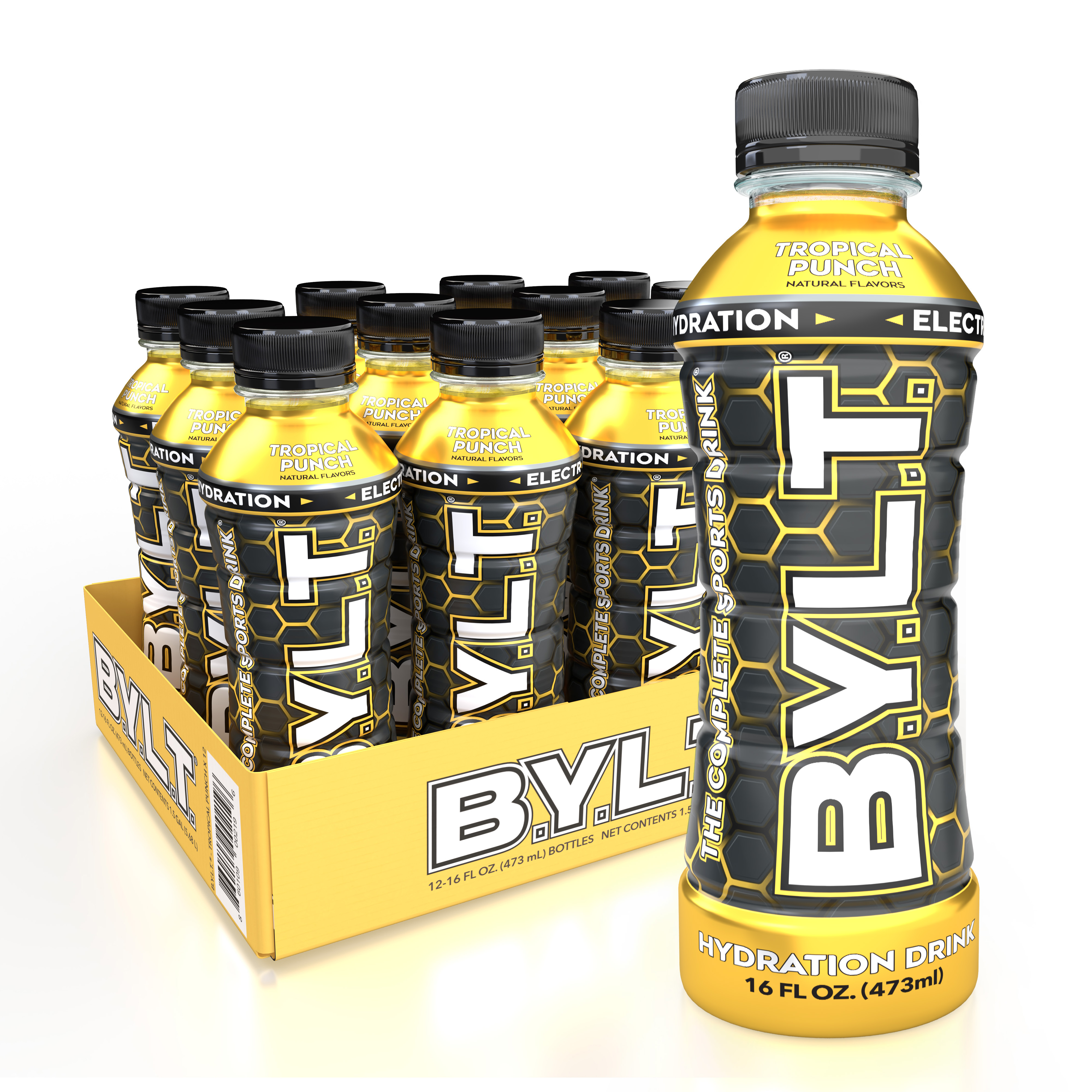 B.Y.L.T.: Photo of B.Y.L.T.® Sports Drink Tropical Punch 16oz - B.Y.L.T. (uploaded by company)