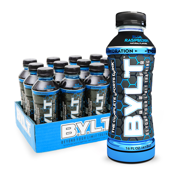 B.Y.L.T.: Photo of BYLT® Sports Drink Blue Raspberry 16oz - BYLT (uploaded by company)