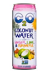 C2O Pure coconut Water w/ Ginger, Lime, & Turmeric 17.5 (2017)