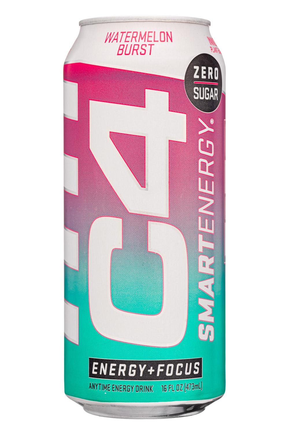 C4 Energy: C4-16oz-2022-SmartEnergy-WatermelonBurst-Front
