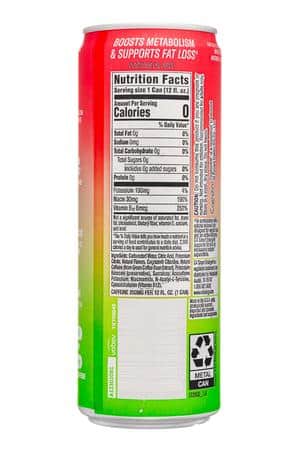 C4 Energy: C4-12oz-2023-0Sugar-Energy-StrawbGuava-Facts