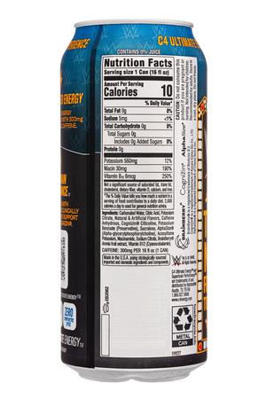 C4 Energy: C4-18oz-2023-0Sugar-Energy-RuthlessRasp-Facts
