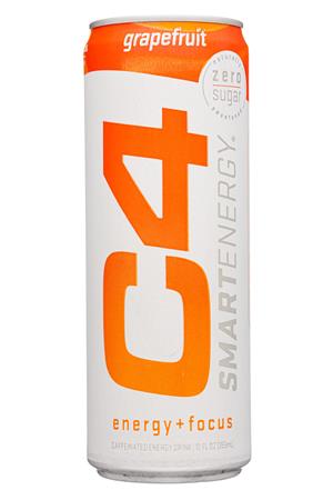 C4 Energy: C4-12oz-2021-SmartEnergy-Grapefruit-Front
