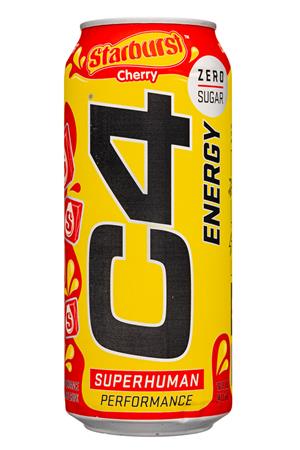 C4 Energy: C4-16oz-2021-Energy-Starburst-Cherry-Front