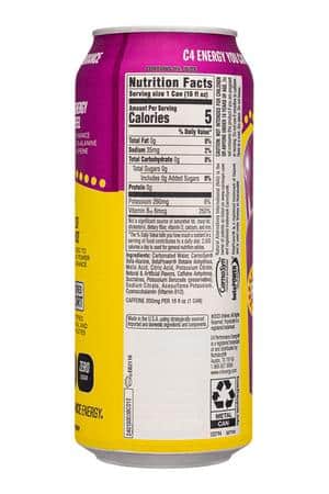 C4 Energy: C4-16oz-2024-Energy-Popsicle-Grape-Facts