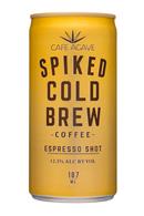 Cafe Agave: CafeAgave-187ml-SpikedColdBrew-Espresso