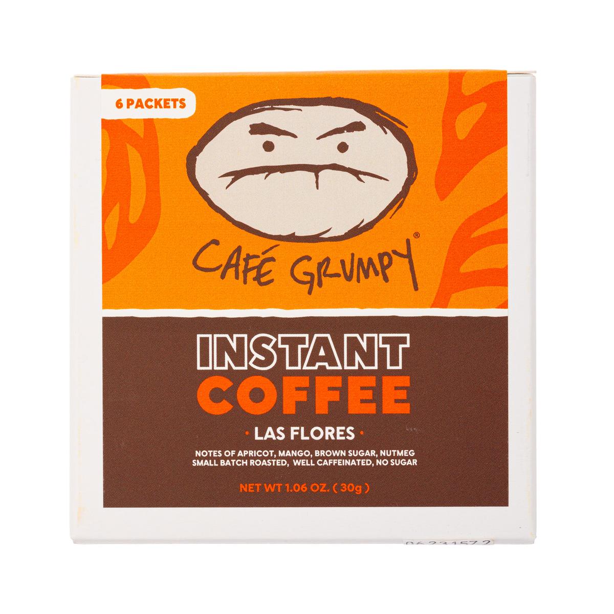 Cafe Grumpy: CafeGrumpy-1oz-2023-InstantCoffee-LasFlores-Front