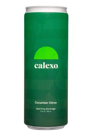 Calexo: Calexo-12oz-2023-Sparkling-CucumberCitron-Front