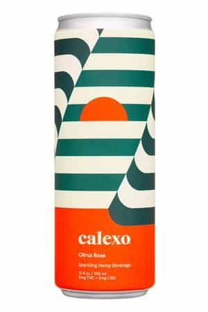 Calexo: Calexo-12oz-2023-SparklingHemp-CitrusRose-Front