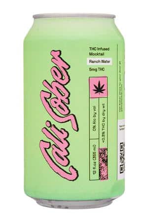 Cali Sober: CaliSober-12oz-2023-THCMocktail-RanchWater-Front