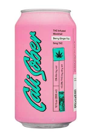 Cali Sober: CaliSober-12oz-2023-THCMocktail-BerryGingerFizz-Front