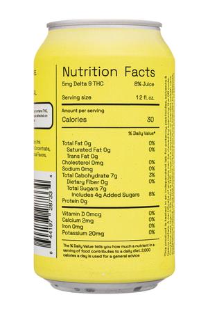 Cali Sober: CaliSober-12oz-2023-THCMocktail-PalomaSpritz-Facts