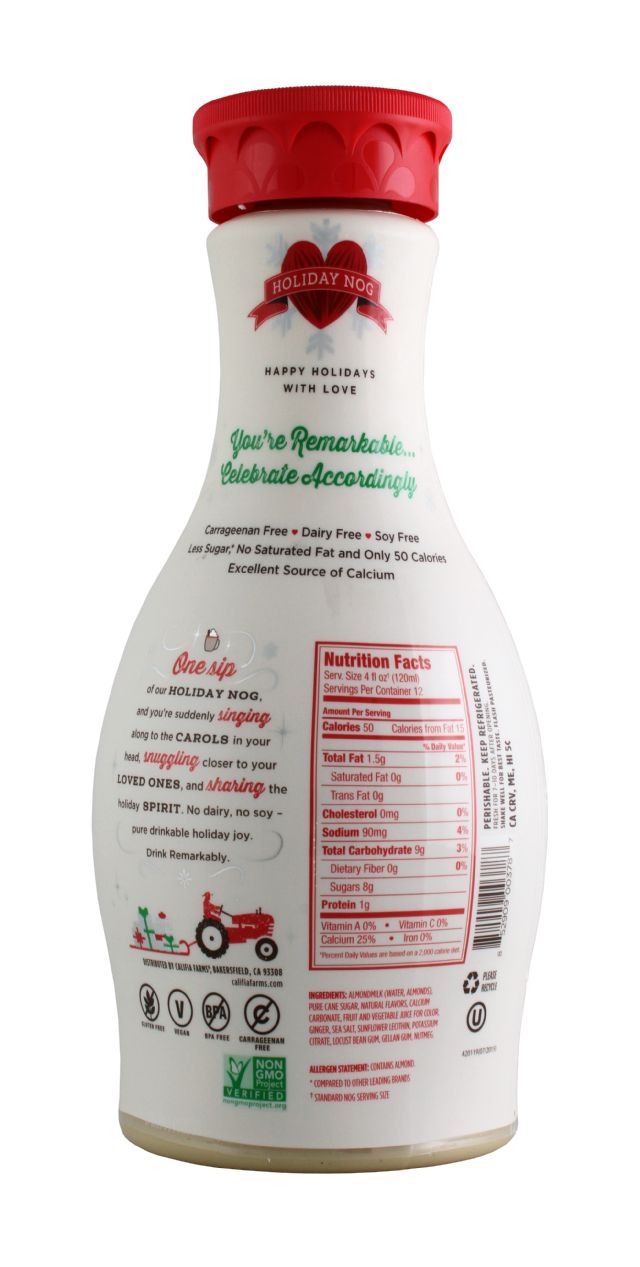 Califia Farms: Califia Nog Facts