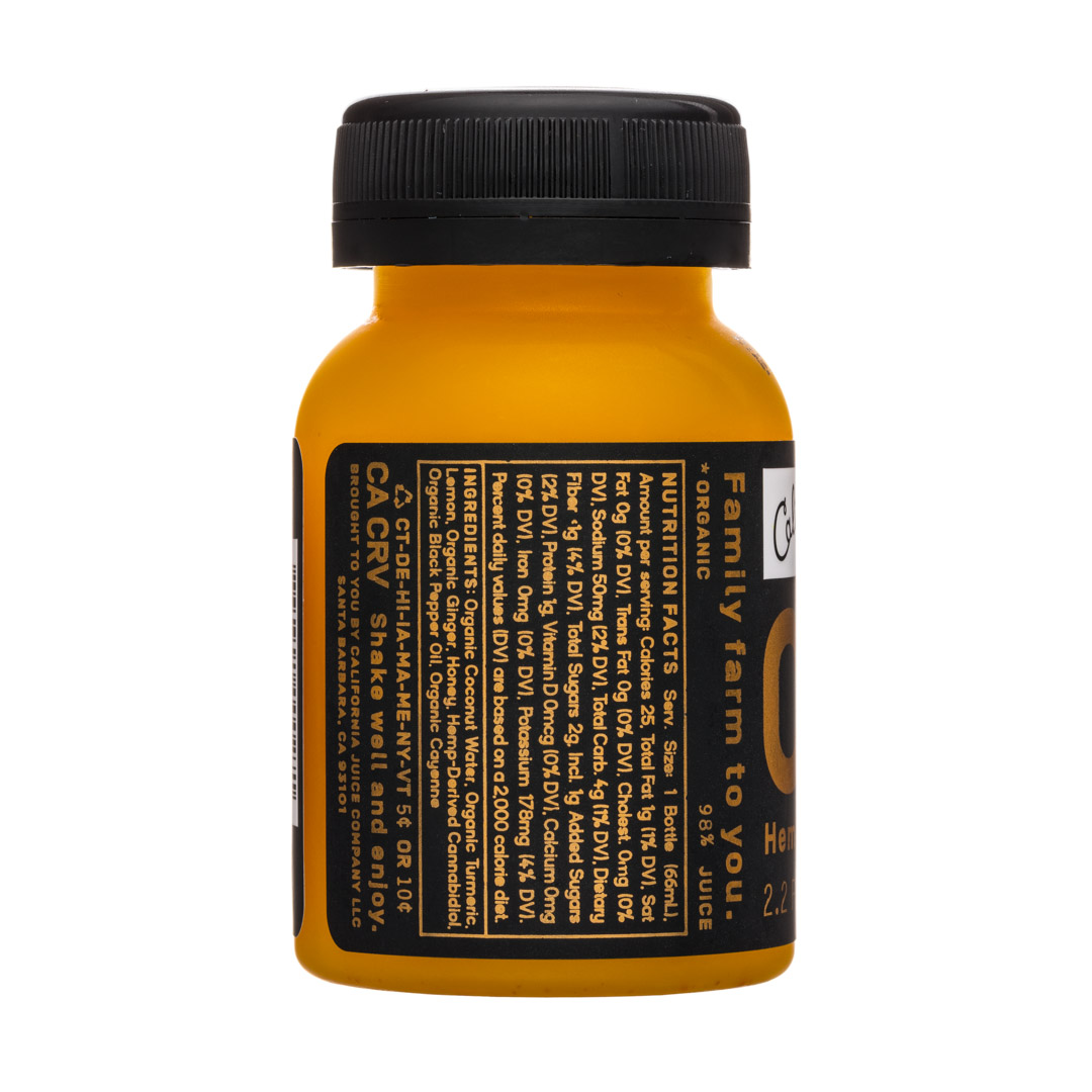 California Juice Company: CaliforniaJuiceCo-2oz-CPJ-CBD-Facts