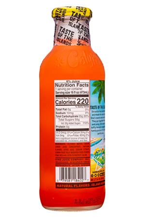 Calypso - Taste of the Islands: Calypso-16oz-2021-Strawb-Facts