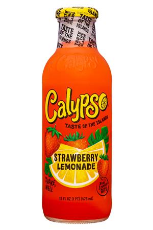 Calypso - Taste of the Islands: Calypso-16oz-2021-Strawb-Front
