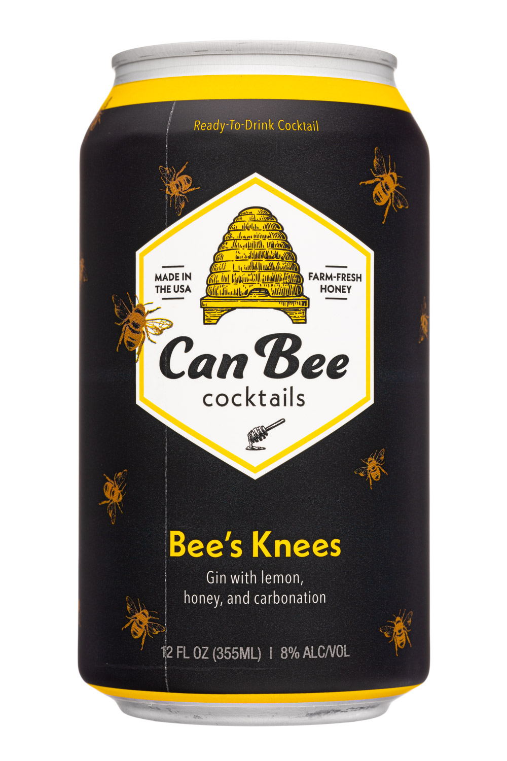 Bee's Knees (Gin with Lemon, Honey and Carbonation)