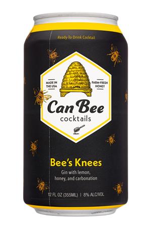 Can Bee Cocktails: CanBee-12oz-2021-Cocktail-BeesKnees