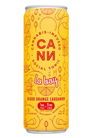 Cann: Cann-12oz-2023-SocialTonic-LoBoy-BloodOrangeCardamom-Font